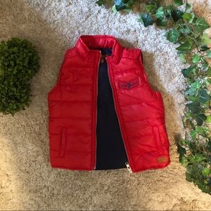 7 For All Mankind Boy's Red Vest Size 2T